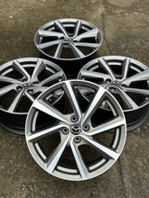 Laden Sie das Bild in den Galerie-Viewer, 4x Alufelge 17 Zoll 7.0" 4x100 45ET Glanz Grau NA1PV3810 Mazda Mx5 Mx-5 Nd I FEL3042299742vb