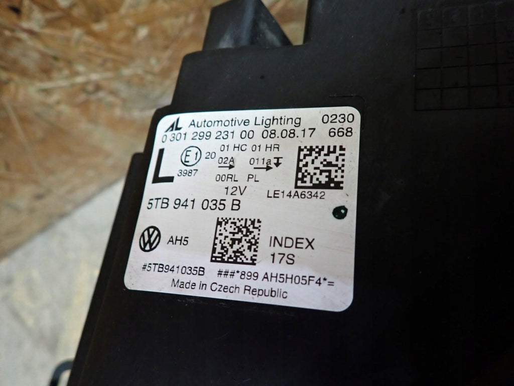 Frontscheinwerfer VW Touran 5TB941035B LED Links Scheinwerfer Headlight SCH7311915111zn