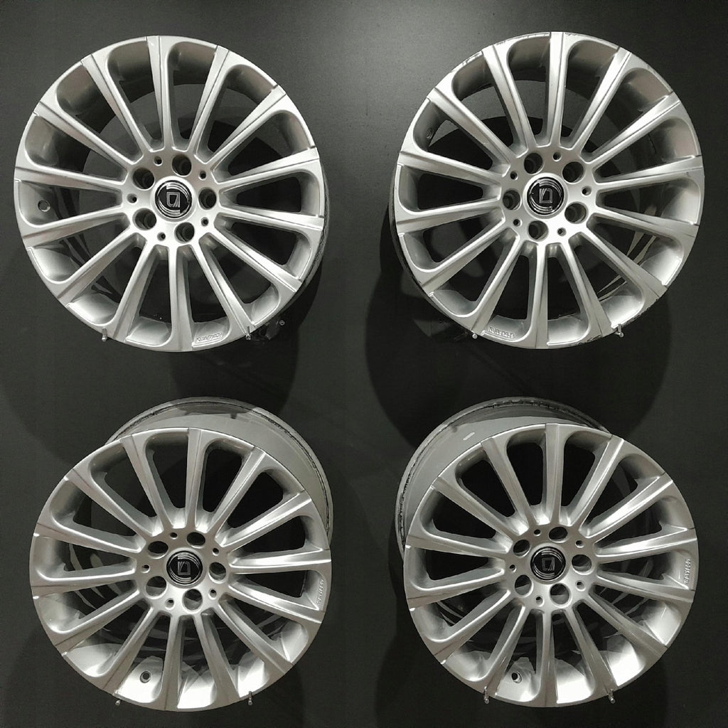 4x Alufelge 18 Zoll 8.0" 5x112 35ET Glanz Silber Mercedes-Benz W213 W212 FEL9538748194ii