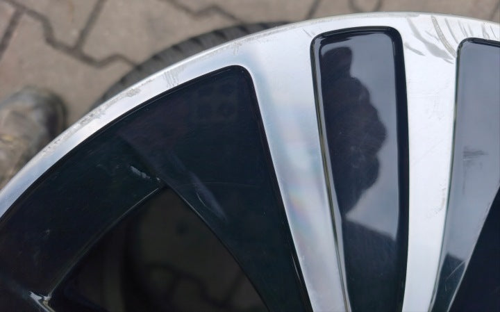 1x Alufelge 19 Zoll 8.5" 5x112 47 5ET Glanz Graphit Mercedes-Benz Eqe Eqc Mg FEL7502024449wx