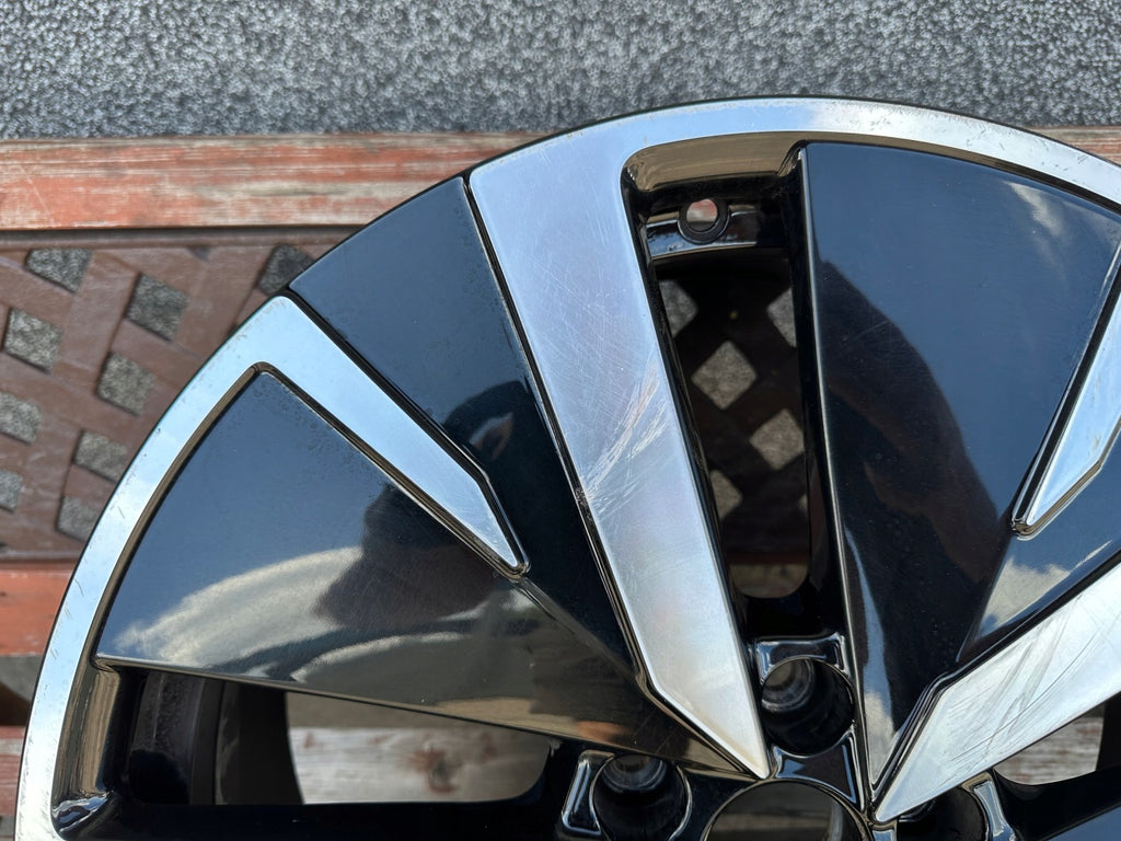 1x Alufelge 19 Zoll 7.5" 5x112 40ET Glanz Schwarz 571601025M VW Tiguan Rim Wheel FEL1997360318gp