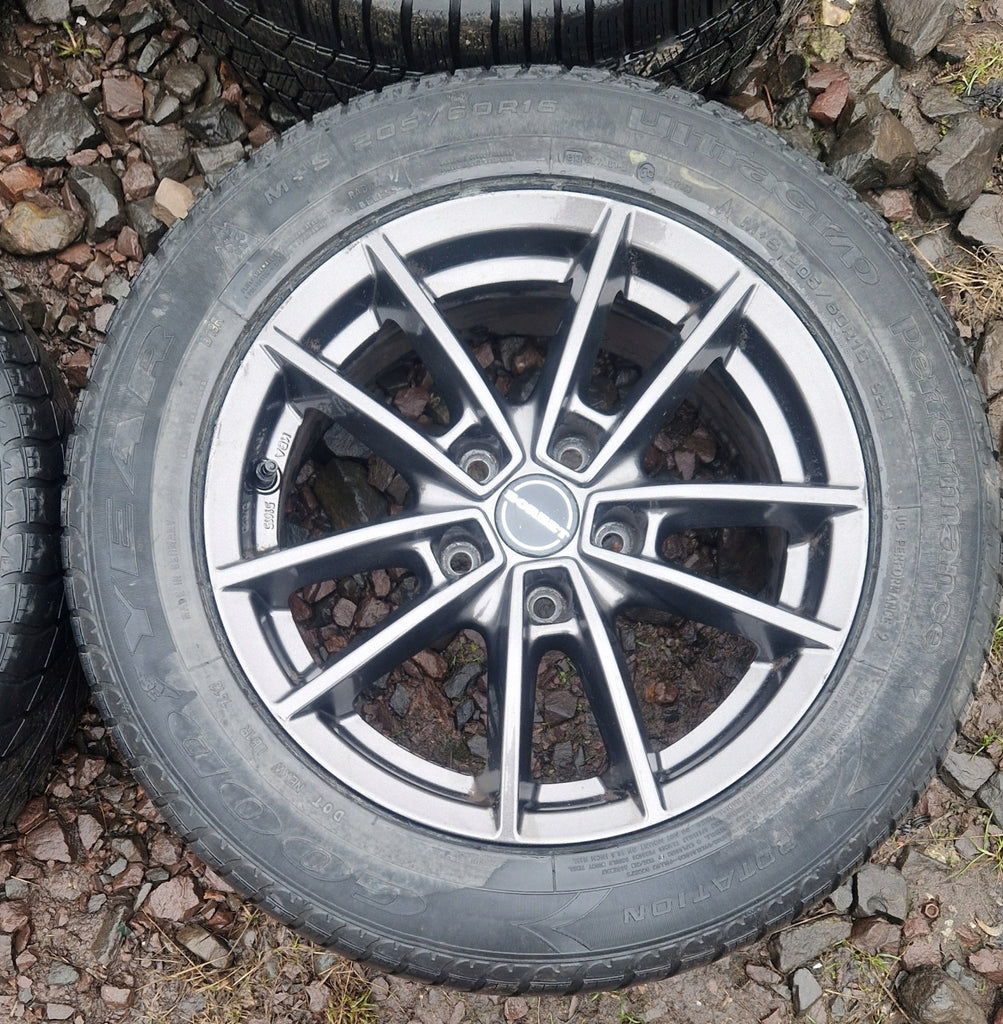 4x Alufelge 16 Zoll 6.5" 5x112 45ET Audi Rim Wheel FEL5209321044hh