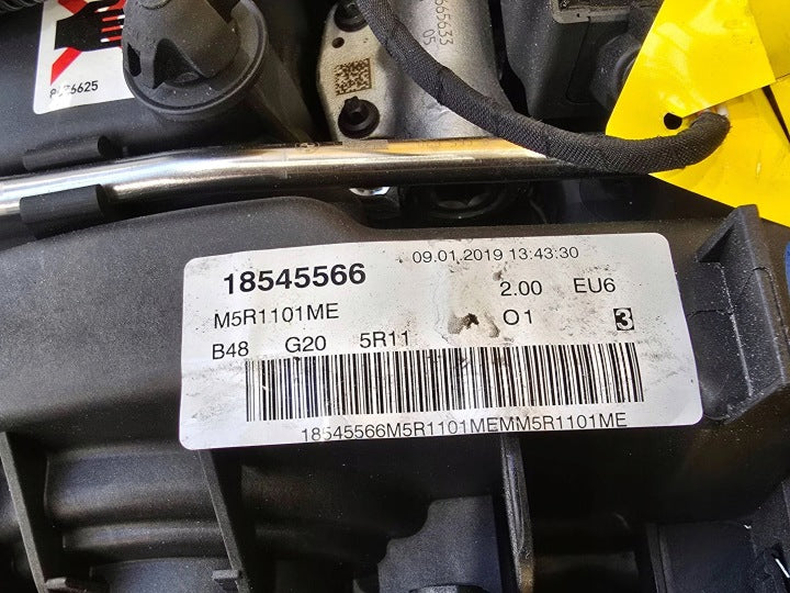 Motor BMW 3 G21 G20 B48B20B 2.0 258PS 2019 Benzin Engine Komplett MOT5032787691rj