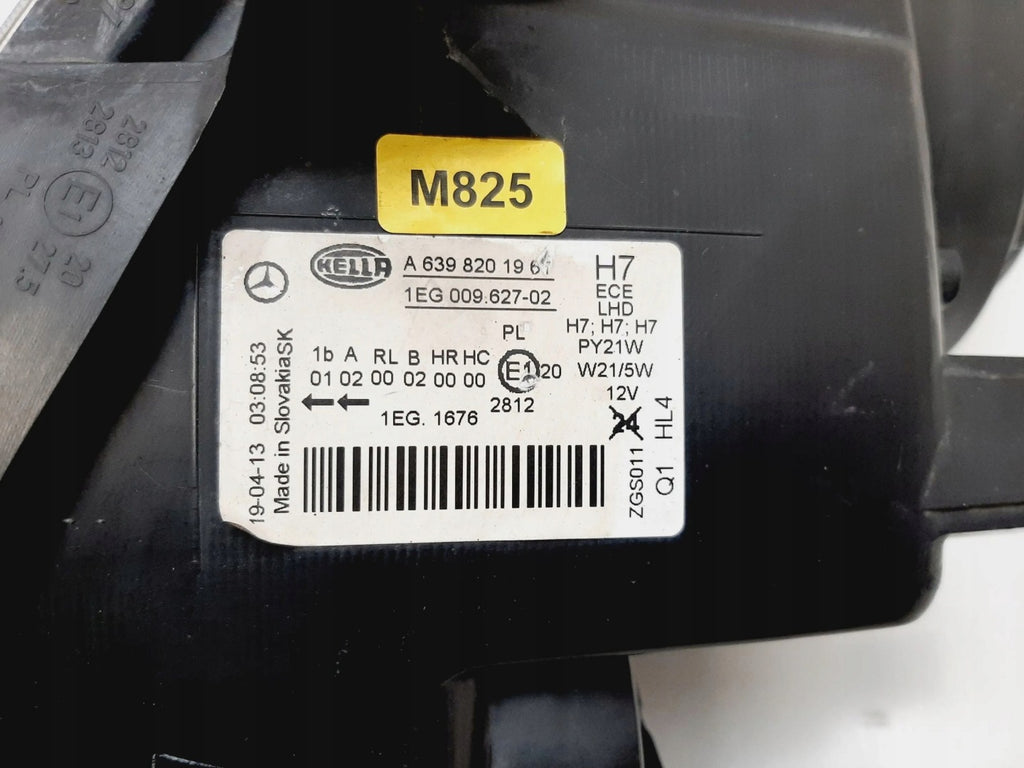 Frontscheinwerfer Mercedes-Benz Viano W639 Vito A6398201961 1EG00962702 Rechts SCH2814939234vx