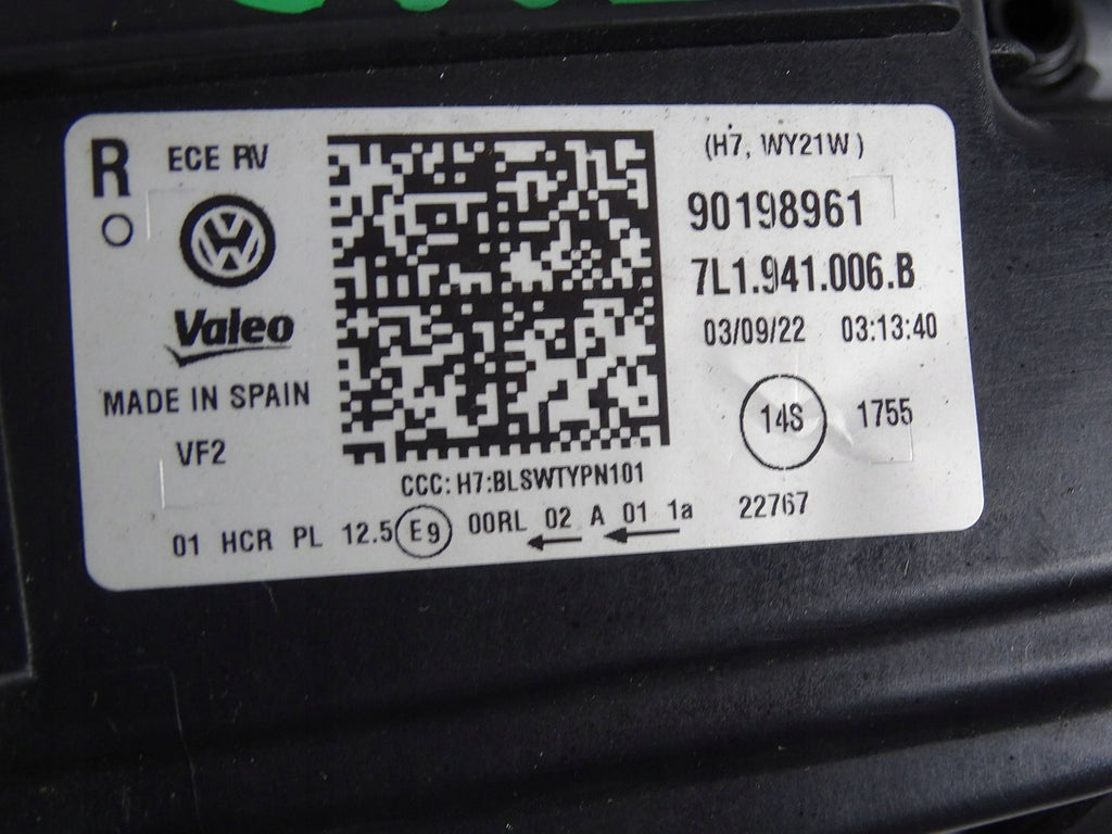 Frontscheinwerfer VW T6 7L1941006B Rechts Scheinwerfer Headlight SCH6029144461xe