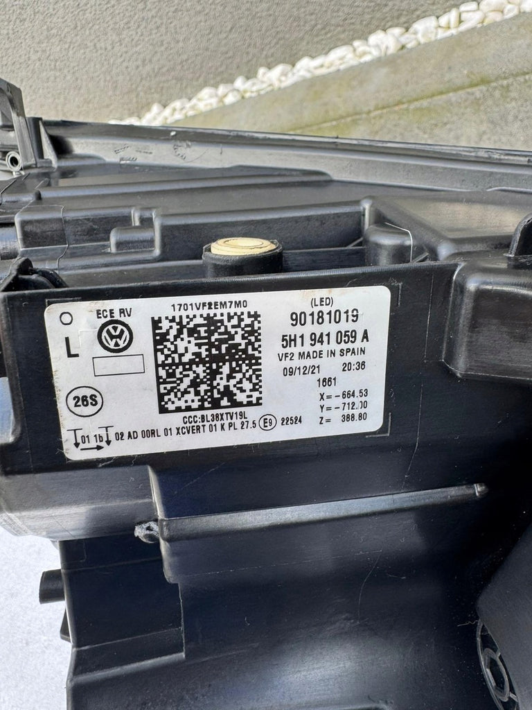 Frontscheinwerfer VW Golf VIII 5H1941059A Full LED Links Scheinwerfer Headlight SCH3871736569lf