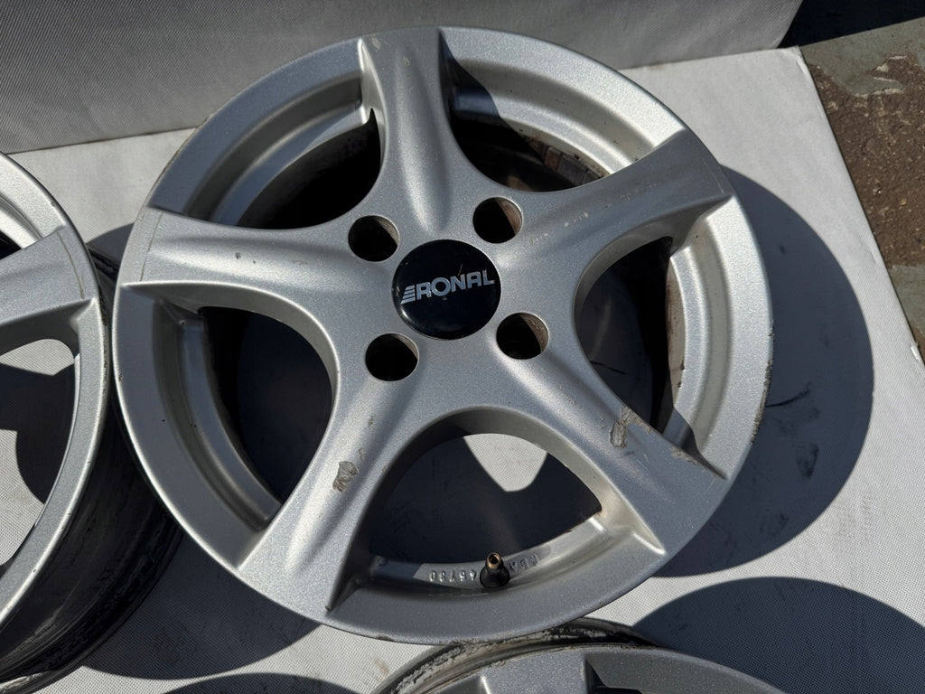 4x Alufelge 14 Zoll 6.0" 4x108 13ET Silber 42R4604250 Peugeot I Rim Wheel FEL6356566610fb