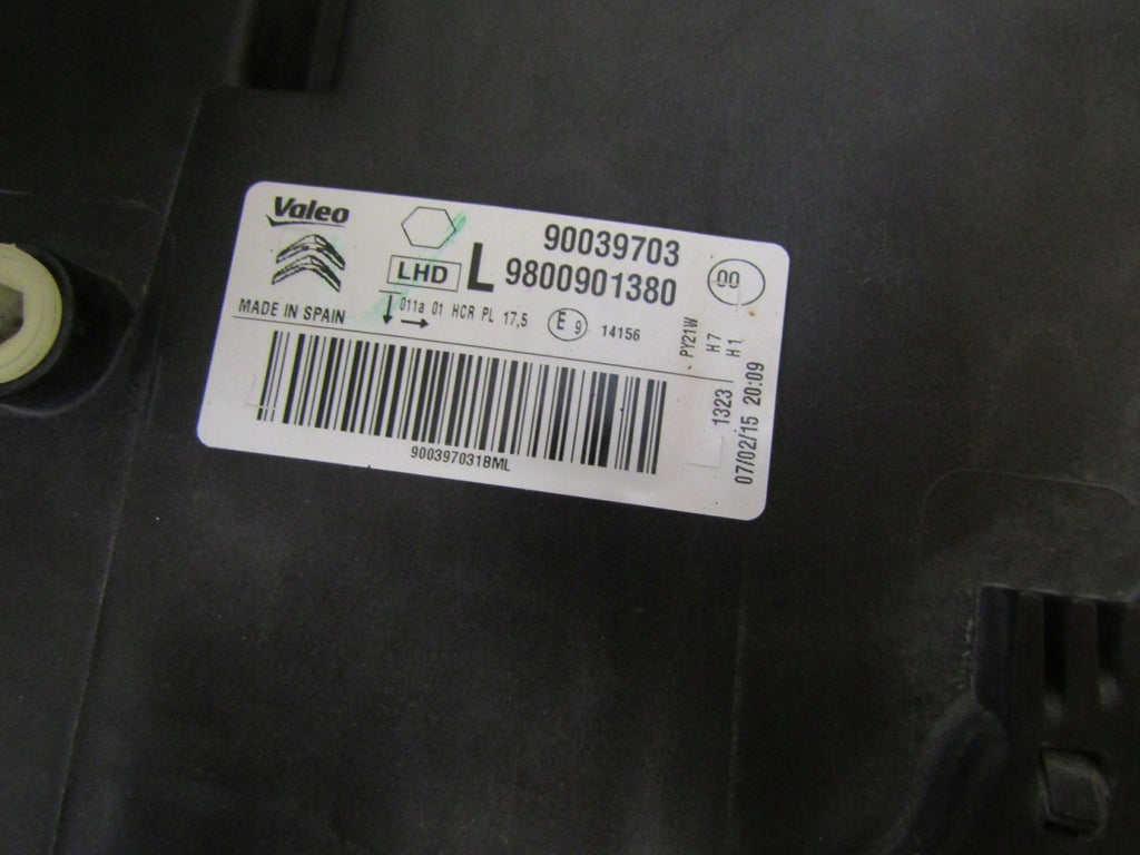 Frontscheinwerfer Citroën C4 Cactus 9800901380 Links Scheinwerfer Headlight