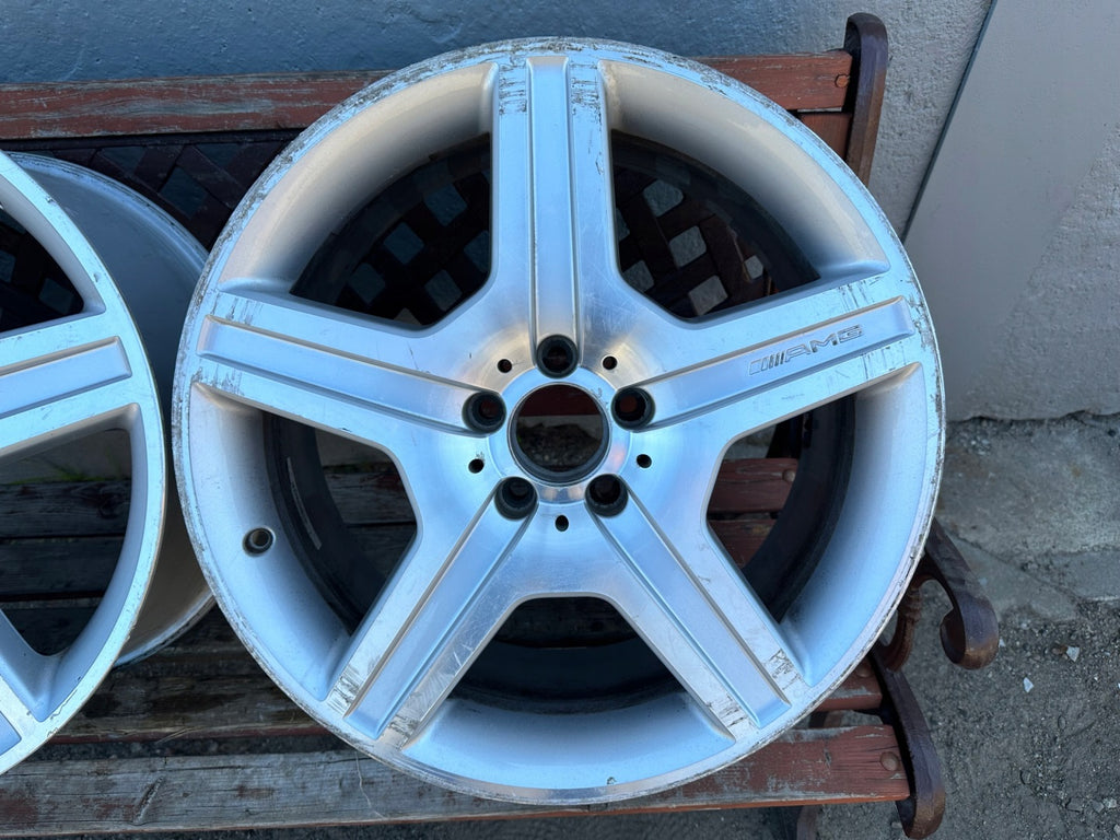 1x Alufelge 19 Zoll 8.5" 5x112 43ET Glanz Silber A2214012602 Mercedes-Benz W221 FEL7981415487yl