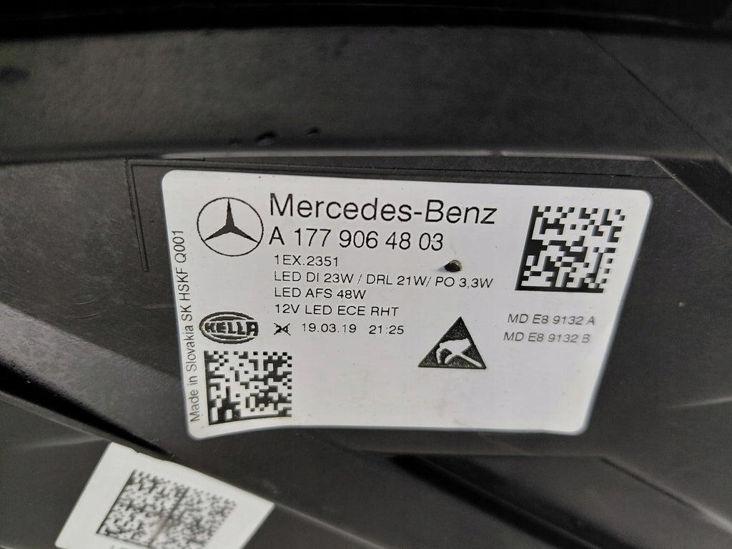 Frontscheinwerfer Mercedes-Benz W177 A1779064803 Full LED Rechts Headlight SCH1605915493cp