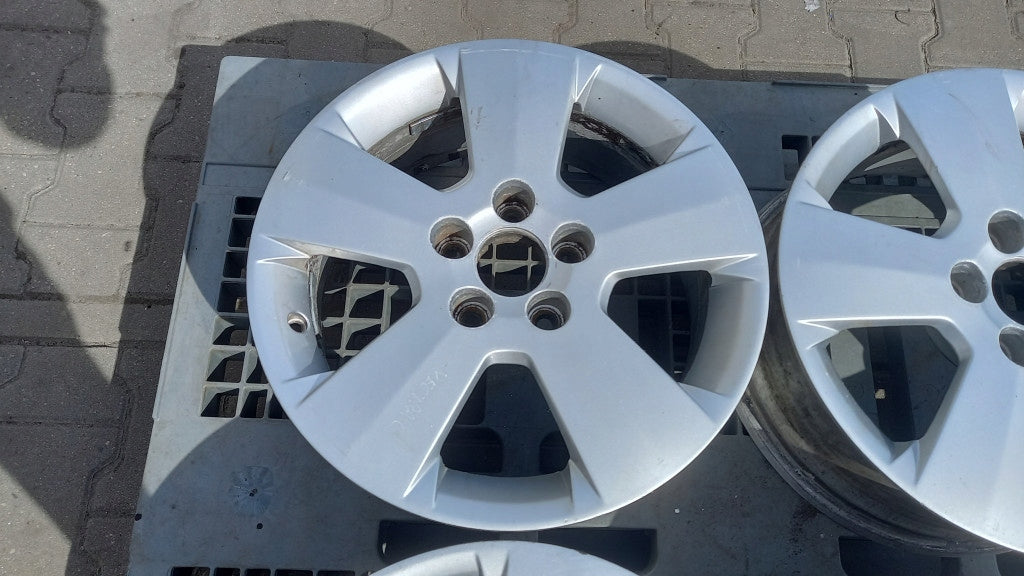 4x Alufelge 16 Zoll 6.5" 5x110 41ET Glanz Silber 09179595 Opel Rim Wheel FEL2603810980bx