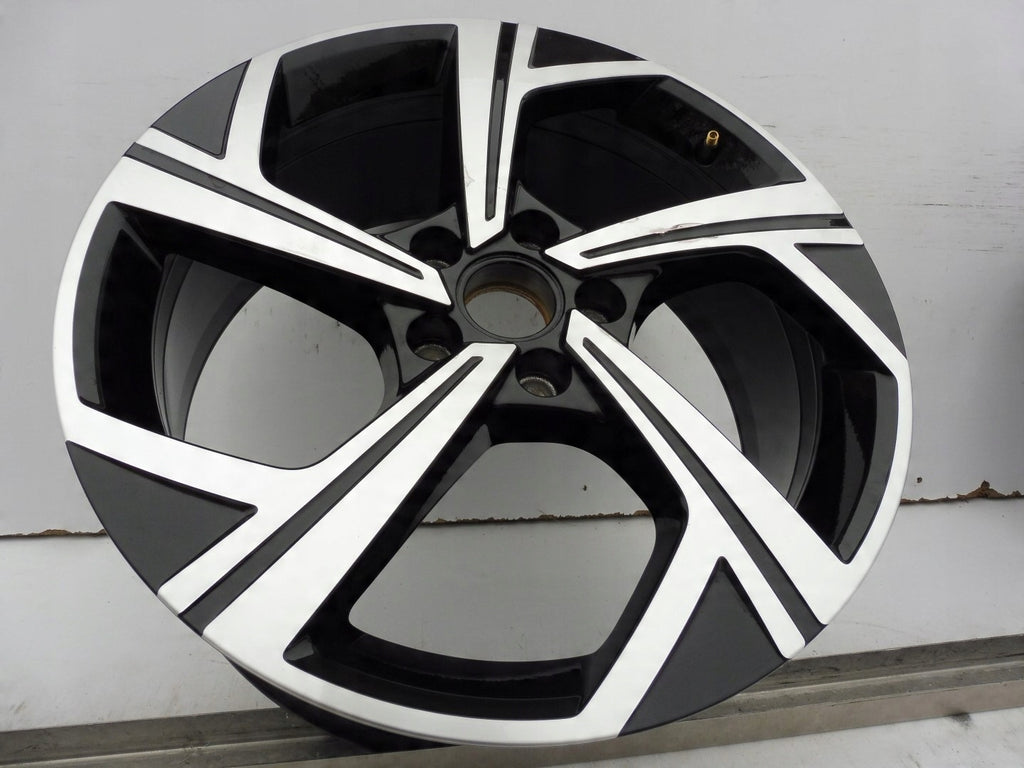 1x Alufelge 18 Zoll 7.0" 5x112 45ET Glanz Schwarz 2GA601025 VW T-Roc Rim Wheel