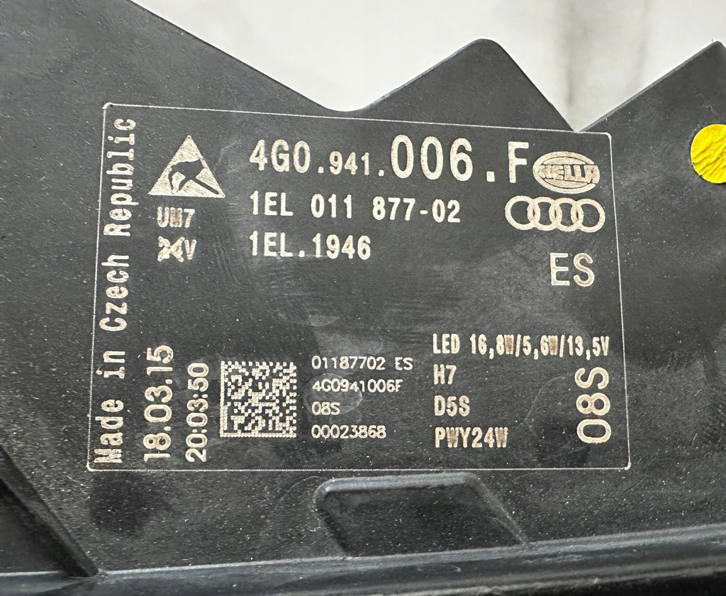Frontscheinwerfer Audi A6 4G0941006F LED Rechts Scheinwerfer Headlight SCH9693561276km