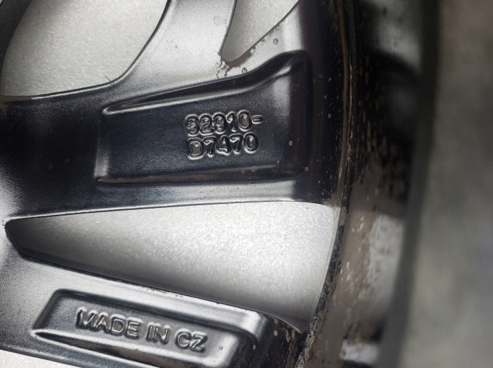 1x Alufelge 19 Zoll 7.5" 5x114.3 53ET 52910-D7490 52910D7470 Hyundai Tucson FEL5339193729cd