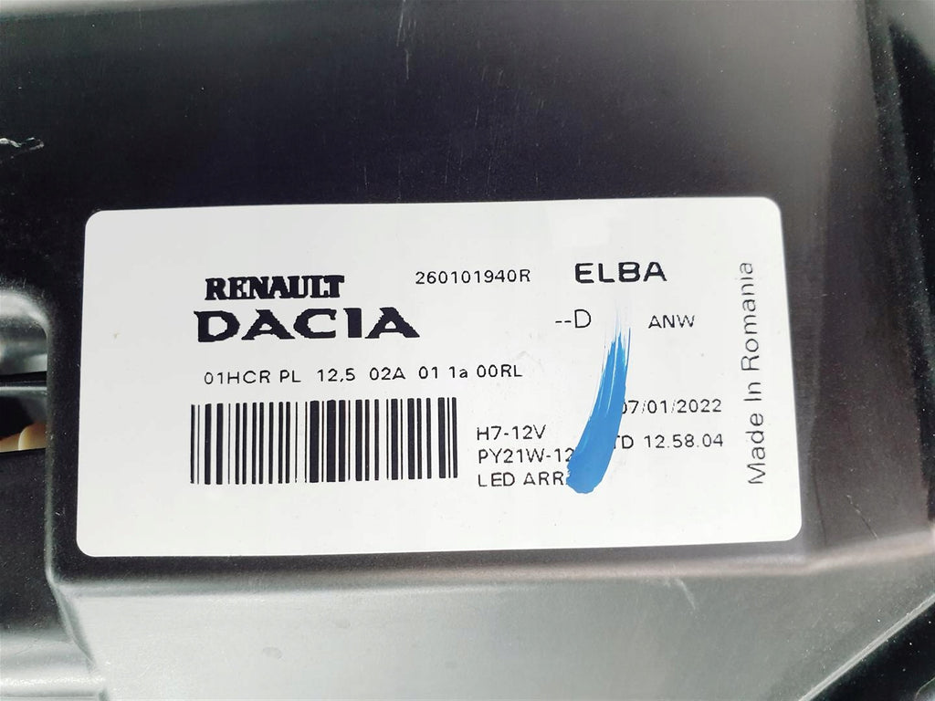 Frontscheinwerfer Dacia Sandero III Jogger 260101940R Full LED Rechts Headlight