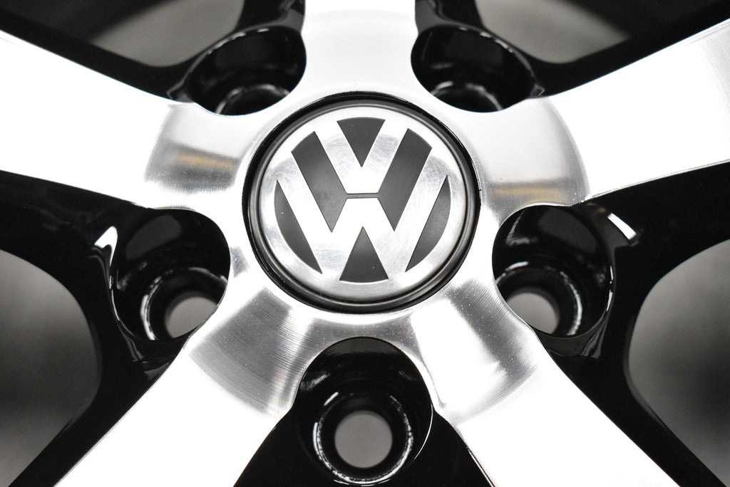 4x Alufelge 15 Zoll 6.0" 5x100 40ET Glanz Silber 6R0071495A VW Polo Rim Wheel FEL1773971680cl