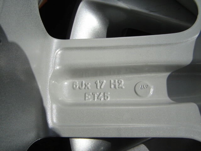 1x Alufelge 17 Zoll 6.0" 5x112 45ET Glanz Silber 3C0601025M VW Scirocco Passat FEL4031070824fx