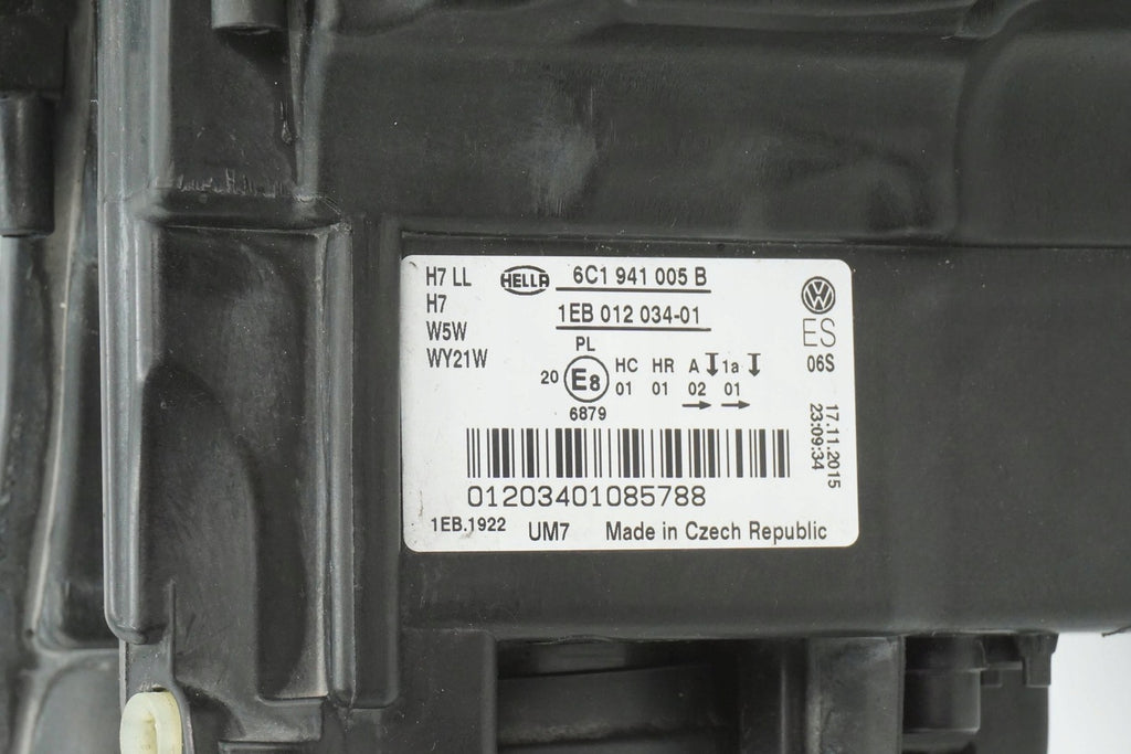 Frontscheinwerfer VW Polo 6C1941005B 1EB012034 Links Scheinwerfer Headlight SCH3612352860if