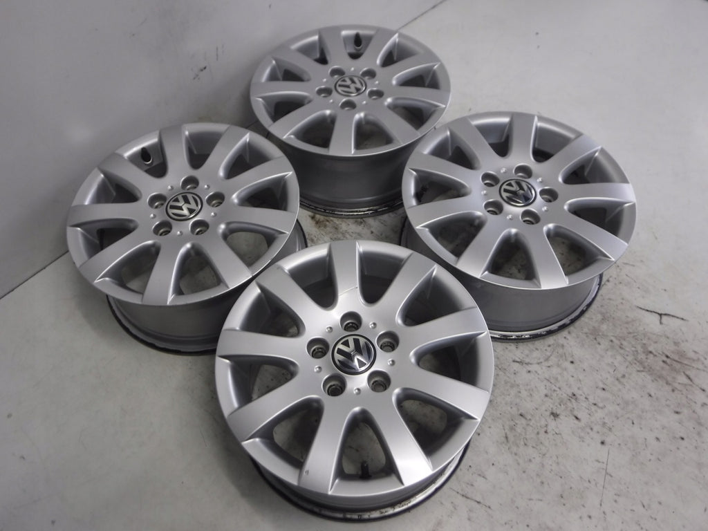 4x Alufelge 15 Zoll 6.5" 5x112 50ET 1K0601025AQ Audi Rim Wheel FEL4844733671vw