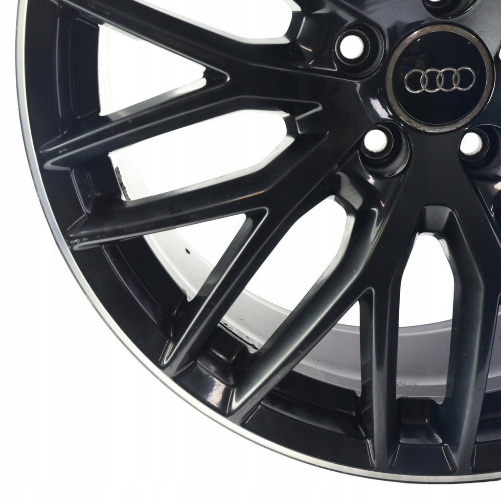 1x Alufelge 19 Zoll 9.0" 5x112 33ET Glanz Schwarz 8T0601025DL Audi A5 Rim Wheel FEL2612783554ir