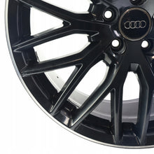 Laden Sie das Bild in den Galerie-Viewer, 1x Alufelge 19 Zoll 9.0" 5x112 33ET Glanz Schwarz 8T0601025DL Audi A5 Rim Wheel FEL2612783554ir