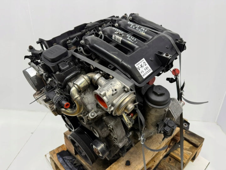 Motor BMW X3 E83 M47D20 204D4 2.0 150PS 110kW 170TKm 2003 Diesel Engine Komplett MOT1254870706nu