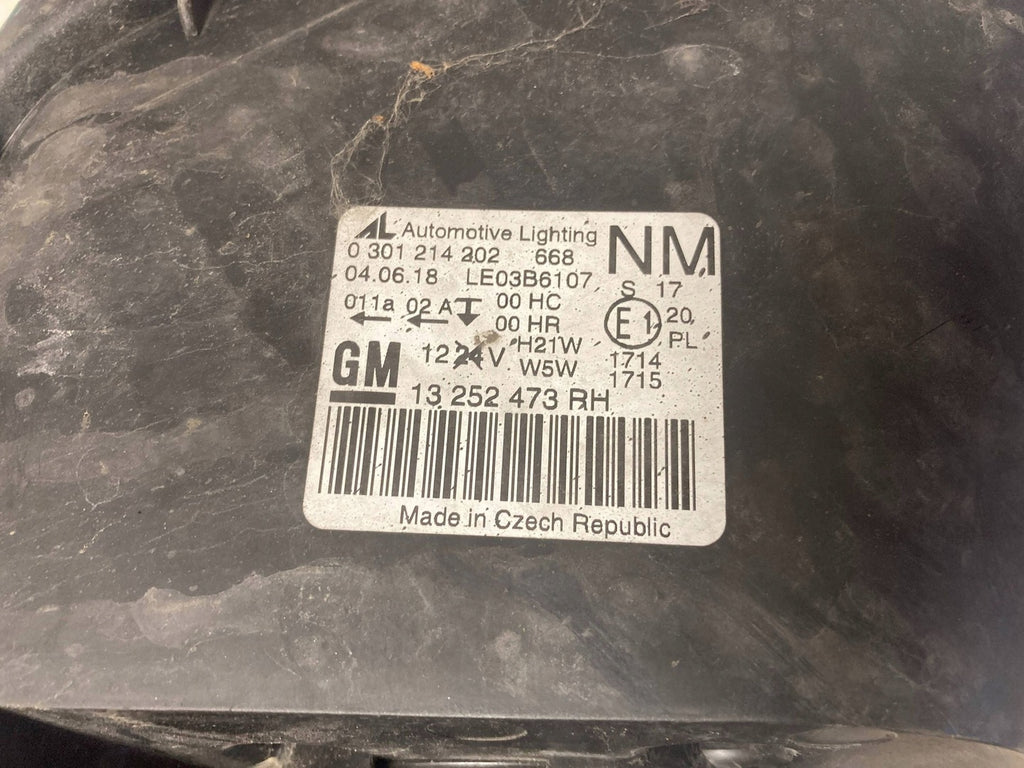 Frontscheinwerfer Opel Zafira B 0301214202 13252473 FALSE Scheinwerfer Headlight SCH3036081202ev