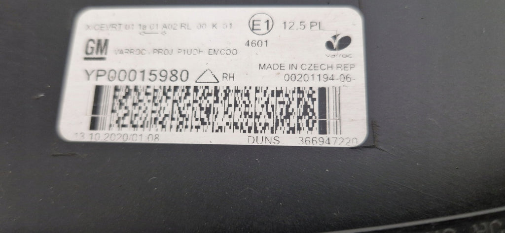 Frontscheinwerfer Opel Grandland X YP00015980 YP00016180 LED Rechts oder Links SCH8553382192zm