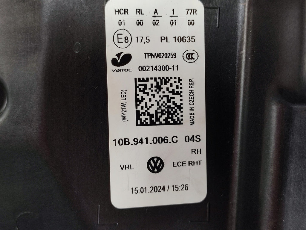 Frontscheinwerfer VW Id.3 10B941006C Full LED Rechts Scheinwerfer Headlight SCH2056938902od