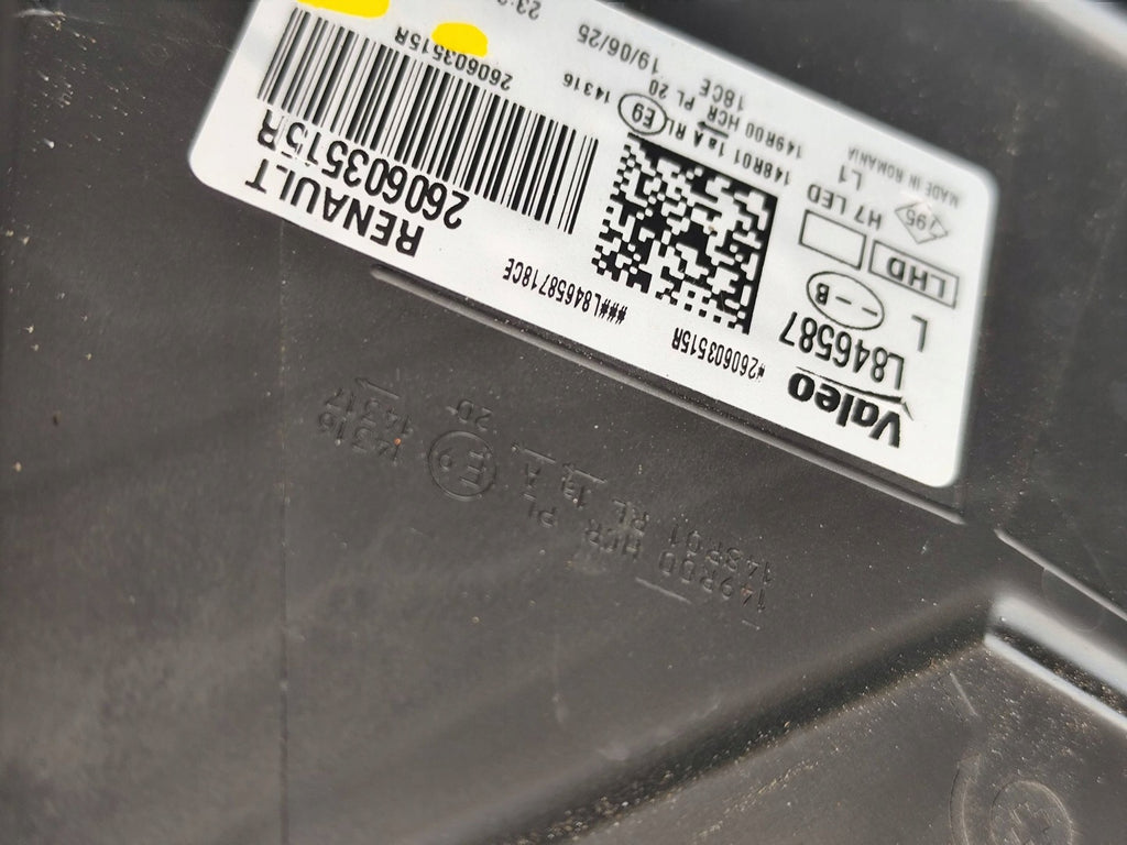 Frontscheinwerfer Dacia Duster 260603515R Full LED Links Scheinwerfer Headlight