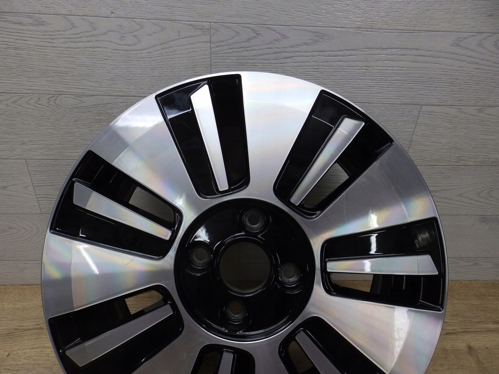 1x Alufelge 15 Zoll 5.0" 4x100 35ET Glanz Silber 1S0601025 VW Up Rim Wheel FEL9333459504yr
