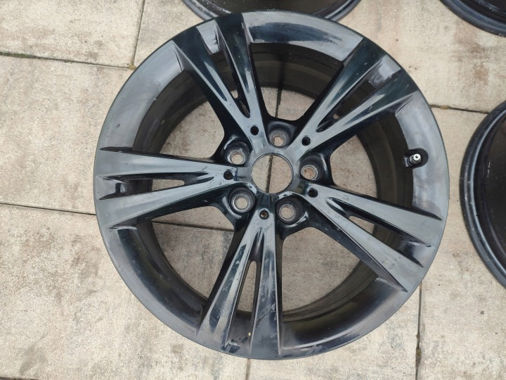 4x Alufelge 17 Zoll 7.5" 5x112 Schwarz BMW F39 X1 F48 Rim Wheel FEL8087745572zu