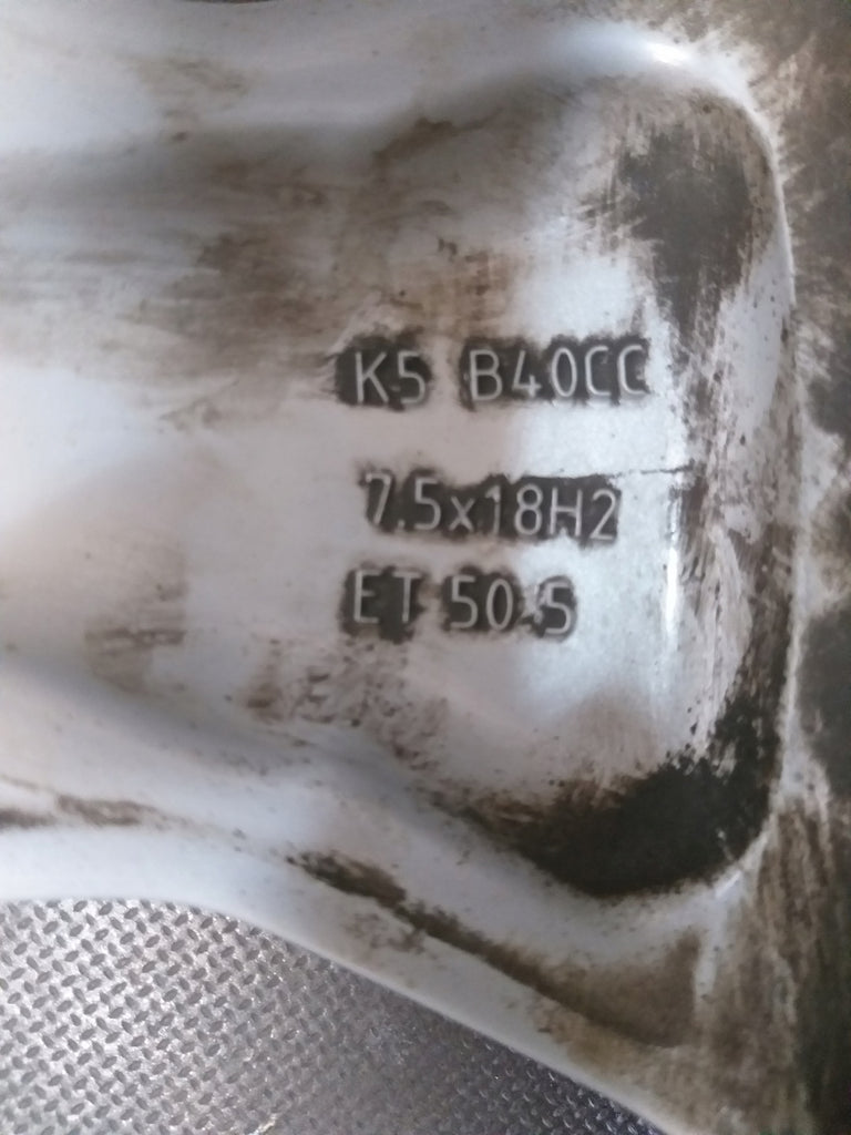 1x Alufelge 18 Zoll 7.5" 5x108 Volvo Rim Wheel FEL7387860002zp