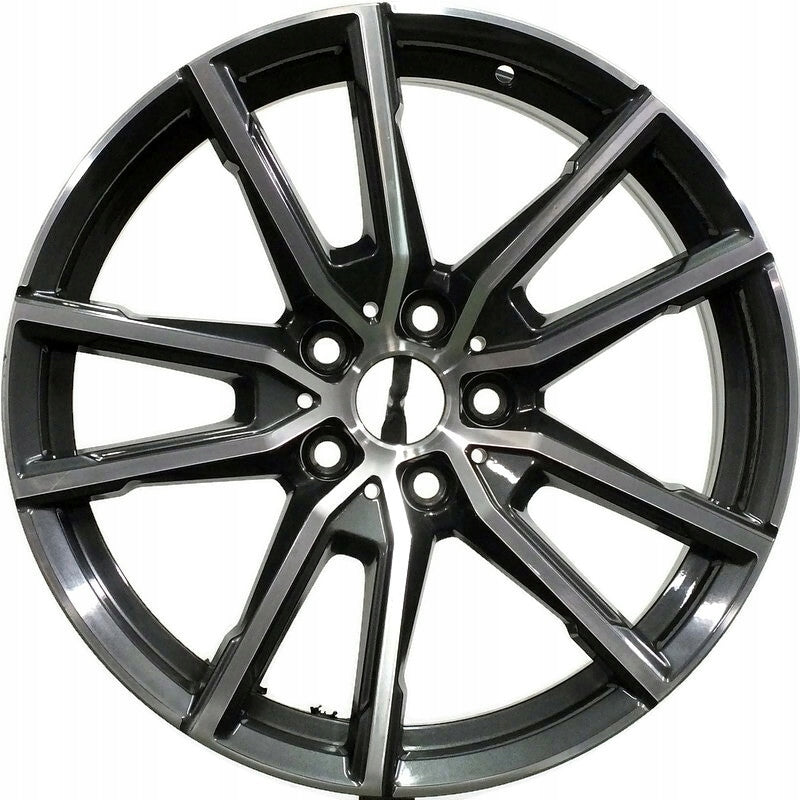 1x Alufelge 18 Zoll 8.5" 5x112 40ET Glanz Graphit 6897082 BMW 1 Mg Rim Wheel FEL8403301584zw