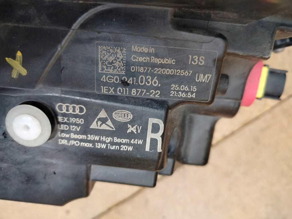 Frontscheinwerfer Audi A6 C7 4G0941036 Rechts Scheinwerfer Headlight