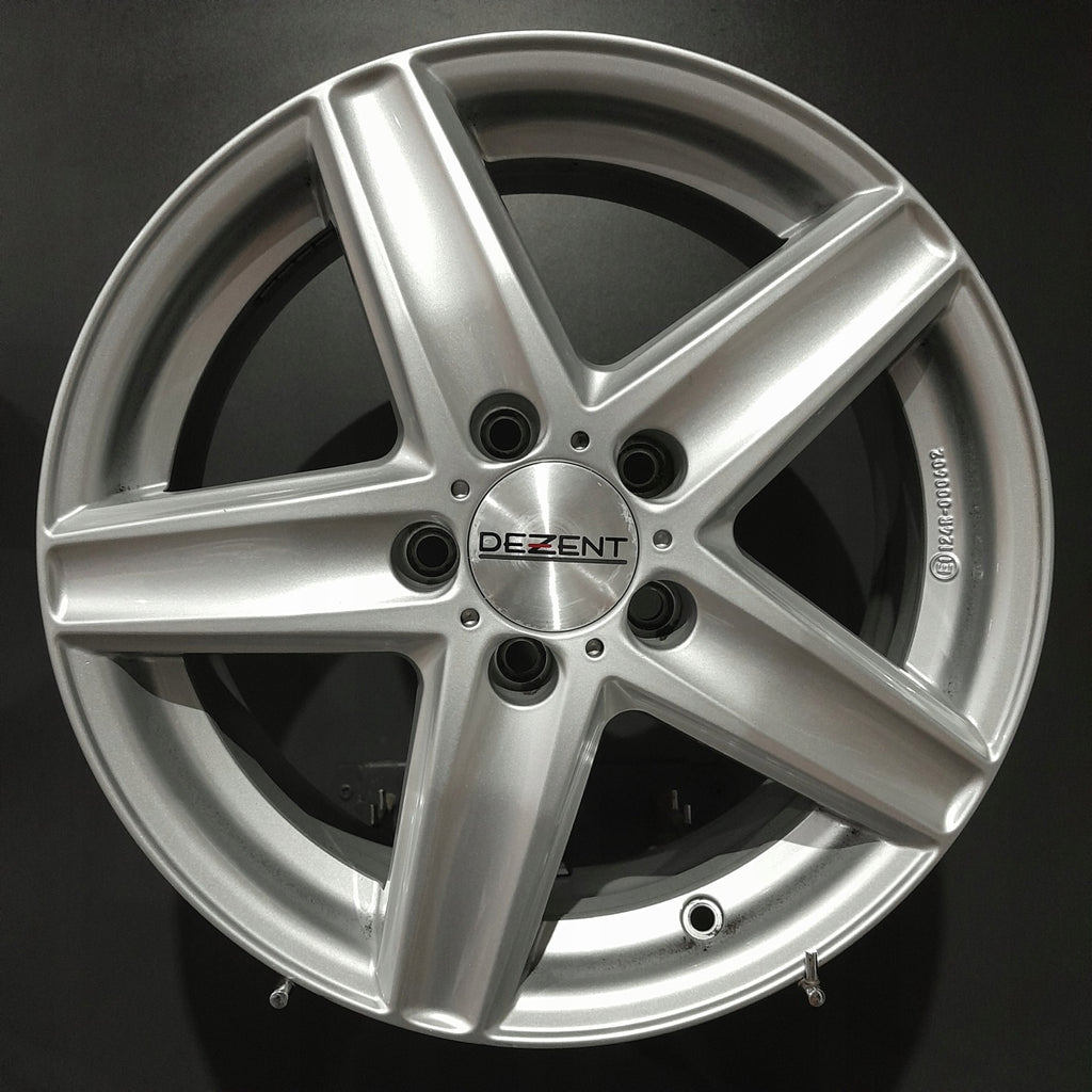 4x Alufelge 16 Zoll 6.5" 5x112 38ET 124R000602 Mercedes-Benz W176 W204 Rim Wheel FEL3862501270cm