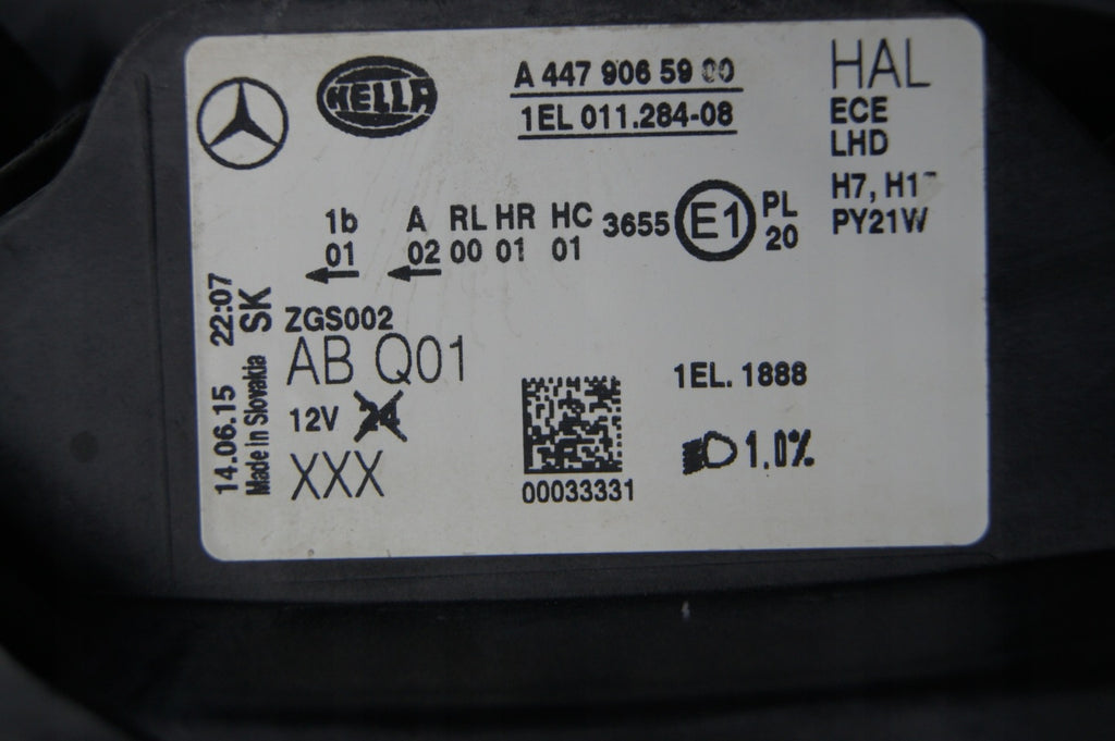 Frontscheinwerfer Mercedes-Benz Vito W447 A4479065900 Rechts Headlight SCH8813946784dg