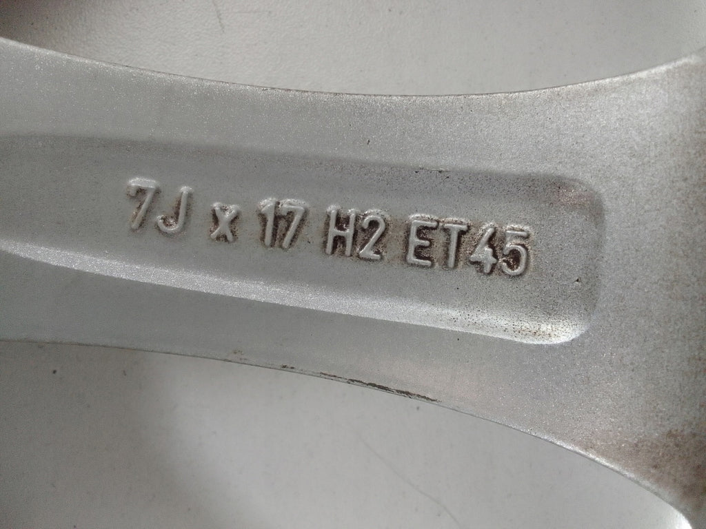 1x Alufelge 17 Zoll 7.0" 5x112 45ET Glanz Silber 5L0601025 Skoda Rim Wheel