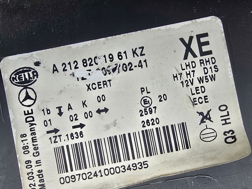 Frontscheinwerfer Mercedes-Benz W212 A2128201961 Xenon Links Headlight SCH4570111229ye