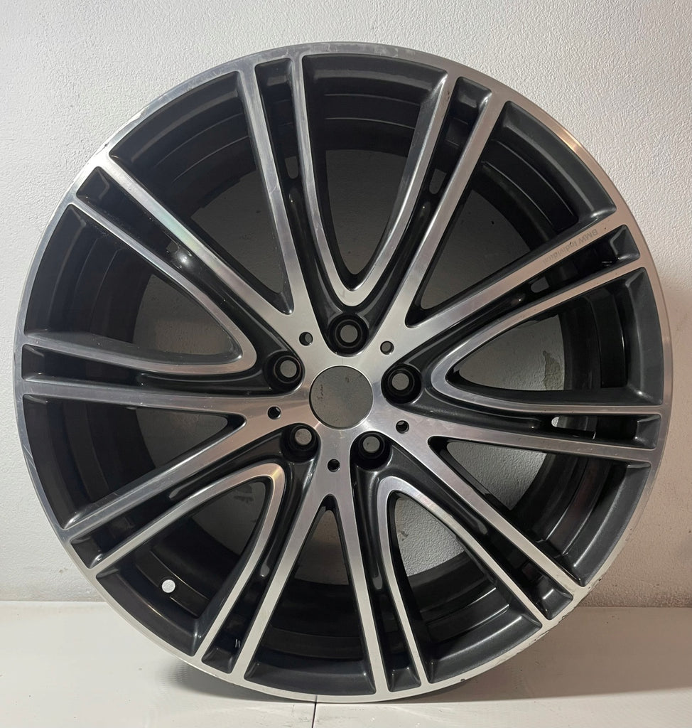 1x Alufelge 20 Zoll 8.0" 5x112 30ET Glanz Schwarz 8053501 BMW 5 G31 G30 FEL3260117213dn