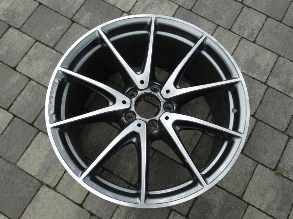 1x Alufelge 19 Zoll 10.0" 5x112 55ET A2134012700 Mercedes-Benz Amg Rim Wheel FEL7001184876gy