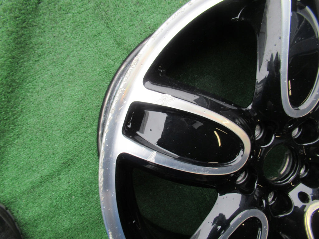 1x Alufelge 18 Zoll 7.0" 5x112 54ET Glanz Schwarz 6855115 Mini F57 F56 F55 FEL6291022334pv