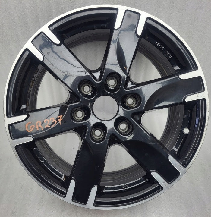 1x Alufelge 18 Zoll 8.0" 6x130 53ET Glanz Schwarz Rim Wheel FEL4101101160le