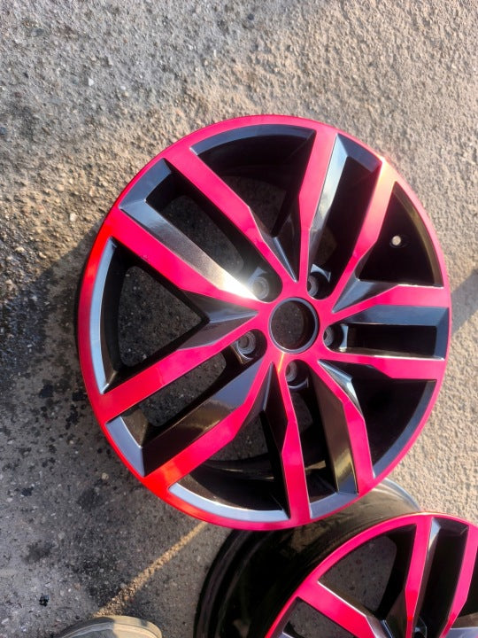 1x Alufelge 17 Zoll 6.0" 4x100 50ET Glanz 2K5601025K VW Caddy III Alltrack FEL5359472770kb