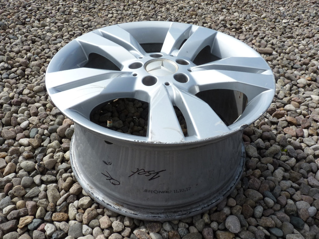 1x Alufelge 17 Zoll 8.5" 5x112 58ET Mercedes-Benz Rim Wheel