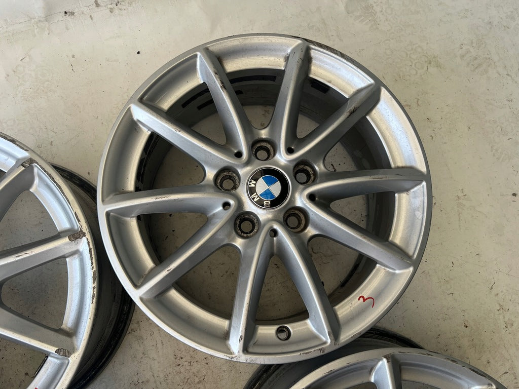 4x Alufelge 16 Zoll 7.0" 5x115 52ET Glanz Silber 6855080 BMW F45 Rim Wheel FEL2900944161cn