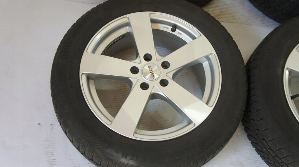 4x Alufelge 17 Zoll 7.5" 5x112 35ET Silber Audi I Rim Wheel FEL8938464550px