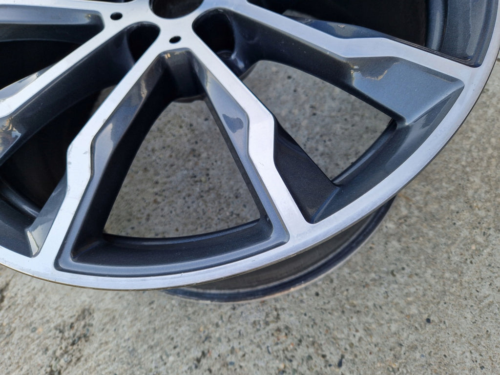 1x Alufelge 20 Zoll 9.5" 5x112 43ET Glanz Silber 8010269 BMW G01 G02 Mg FEL7466243266at