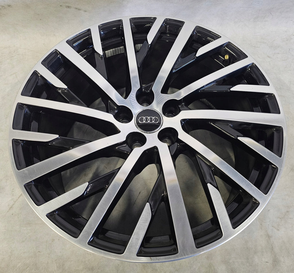 1x Alufelge 20 Zoll 9.0" 5x112 37ET Glanz Schwarz 4N0601025E Audi A8 Rim Wheel FEL8866521273fr