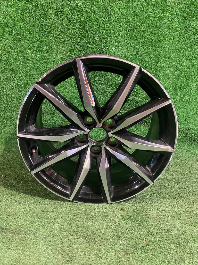 1x Alufelge 18 Zoll 8.0" 5x114.3 40ET Glanz Schwarz Toyota Corolla Rim Wheel FEL8700762234op